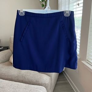 Navy mini skirt
